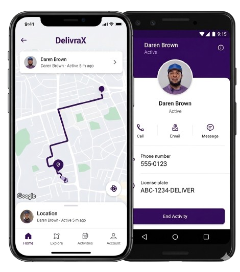 DelivraX App Preview